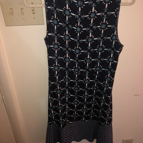 Loft Dress Navy print - Picture 2 of 2